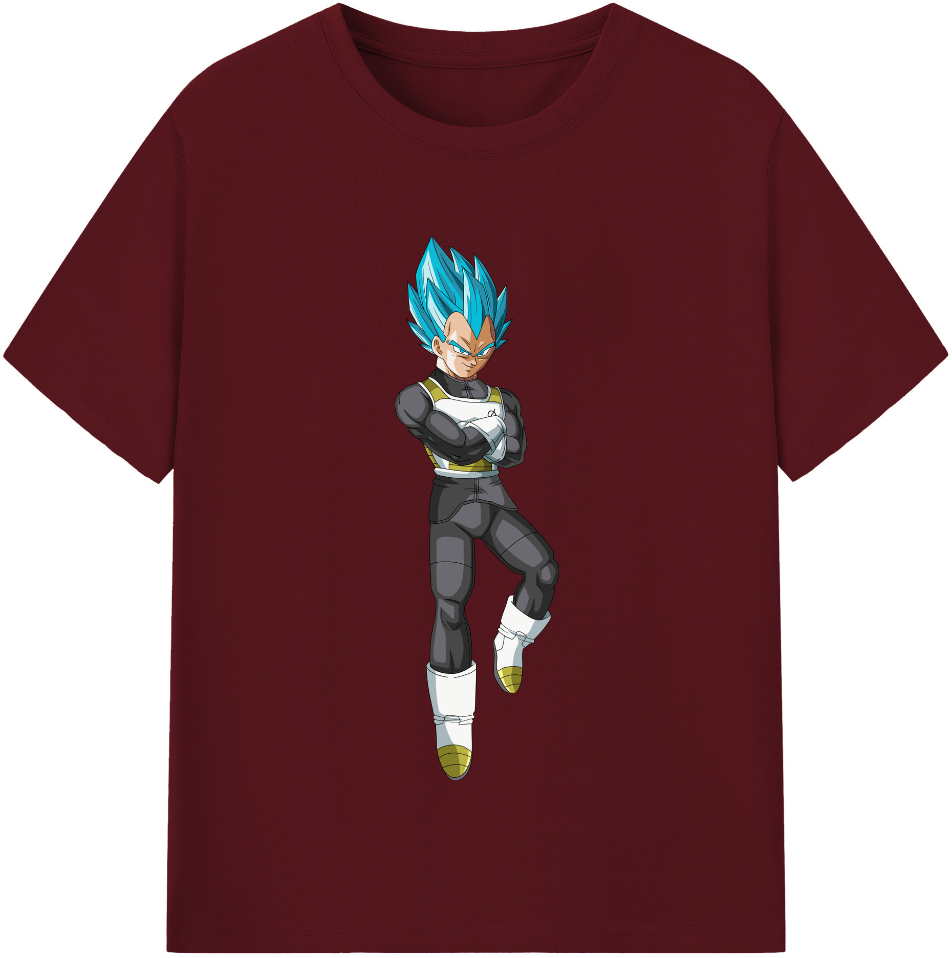 （画像用） ドラゴンボール ベジータ四世（Bejīta Yonsei）DRAGON BALL Vegeta IV 綿100％半袖Tシャツ（フロントプリント）